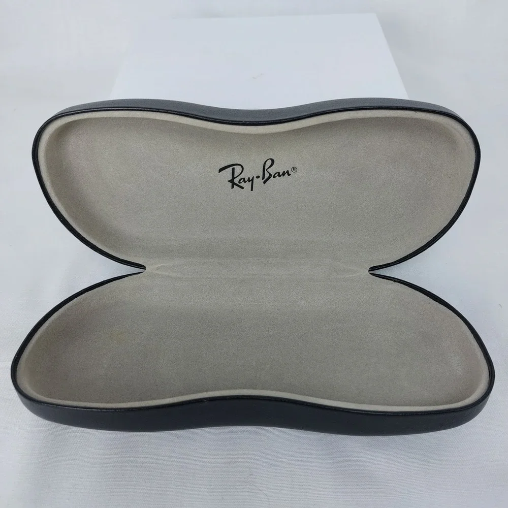 Ray-Ban Black Hard Side Aviator Clamshell Eyeglass Sunglass‎ 6.5